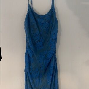 Blue Maxi Body con Elegant Vacation dress